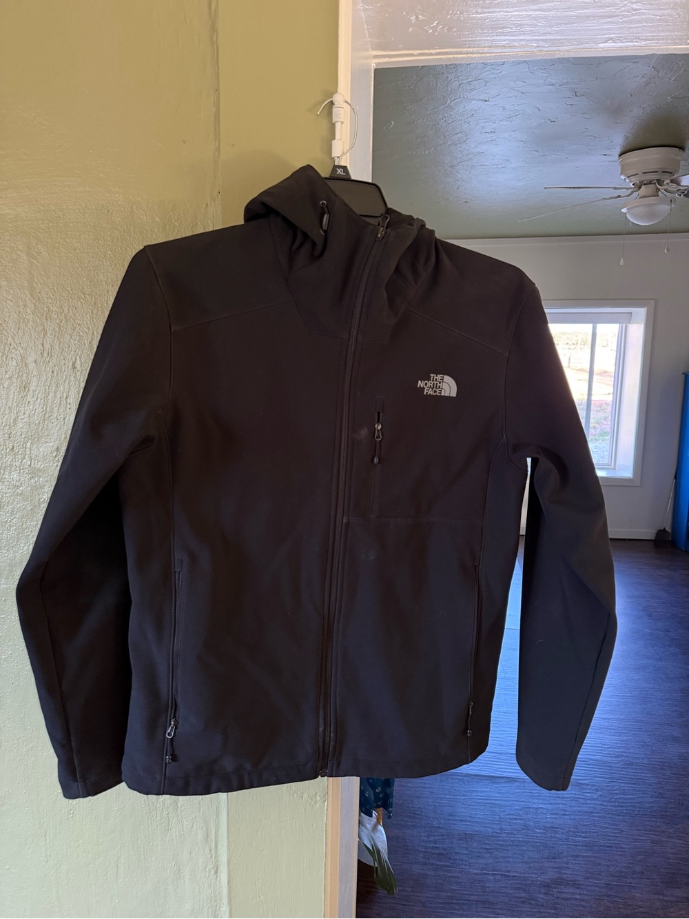 The North Face Black Hooded Softshell Performance Jacket